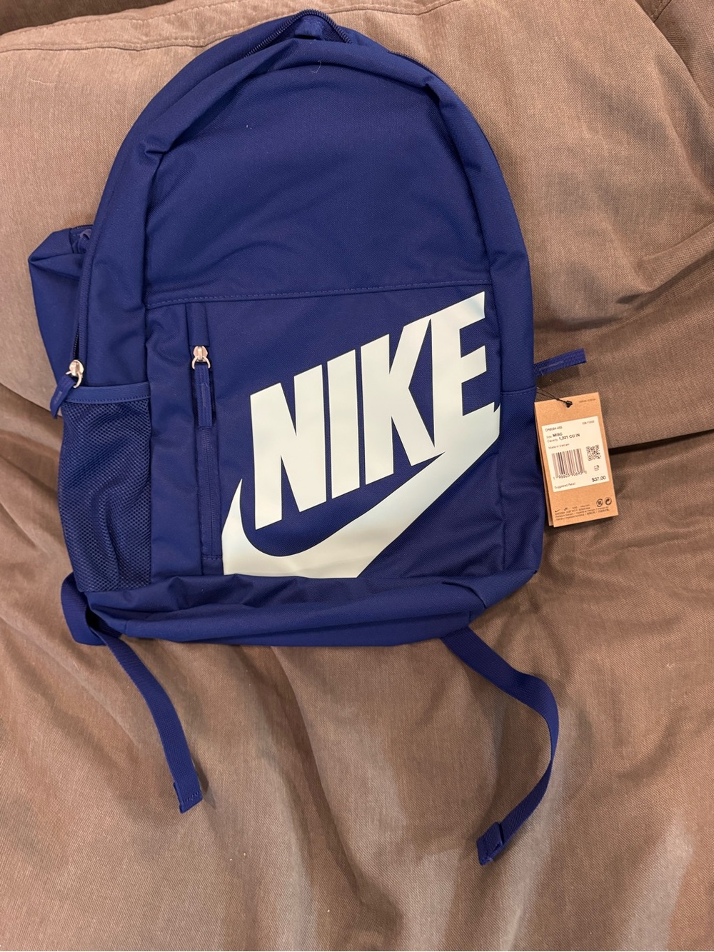 Nike Boy’s Royal Blue Logo Backpack with Pencil Case NWT - Picture 2 of 4